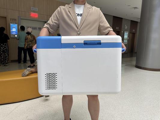 25L Portable Ultra Low Temperature Freezer for Laboratory Samples Storage -86C/-112F